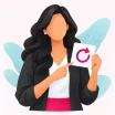 Profielillustratie van Asha, AI-agent voor klantbehoud.