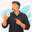 Profielillustratie van Brain, de coördinerende AI-agent.